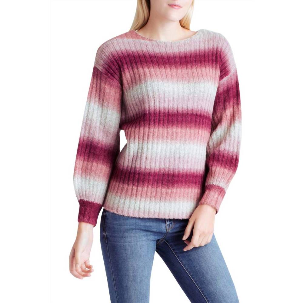 NEW KENSIE long sleeve sweater in pink